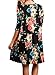 AlvaQ Women Spring Long Sleeve Floral Maternity Loose Slimming Fit Casual Plus Size Tunic Dress Large