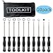LIYYOO Carburetor Adjustment Tool Kit 10 Pcs Screwdrivers for Common 2 Cycle Small Engine STIHL Poulan Husqvarna MTD Ryobi Homelite Trimmer Weed Eater Chainsaw Carb Tune up Adjusting Tool