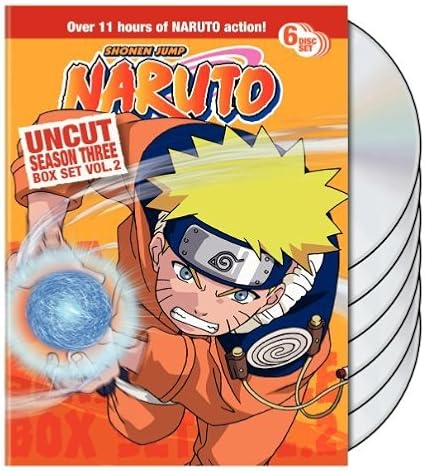 Naruto Uncut Season 3 Box Set 2 Ep 136 163 Amazon Ca Various Various Dvd