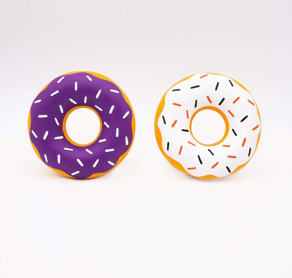 ZippyPaws Halloween Latex Donutz 2-Pack