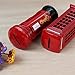 7 Inches Piggy Bank Alloy Street Red Telephone Booth Bank Box Souvenir Gift Model Box