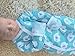 Cambria Baby 100% Organic Mint Kimono Gowns. Side Snaps.Built in Mitts. 2 Pk. 0-3
