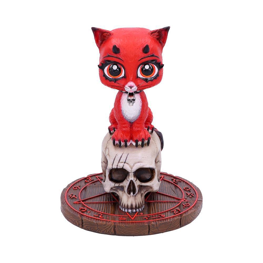 Nemesis Now B4879P9 Devil Kitty James Ryman 16cm, Red