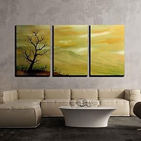Very Nice Original Landscape Oil Painting x3 Panels