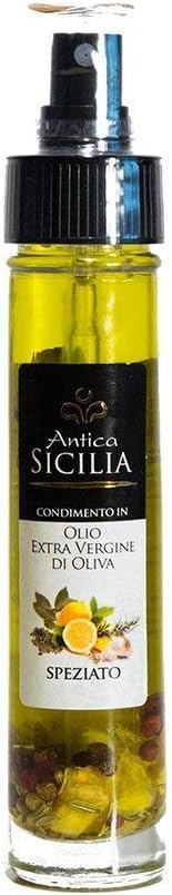 ANTICA SICILIA | Aromatic Oils | Spray | (Ready for Grill Extra Virgin Olive Oil | 5 cl)