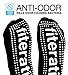 Fiterati  Best Yoga Socks - Anti-odor, Antibacterial Non Slip Yoga Pilates Barre Grip Sox, Size Small/ Med