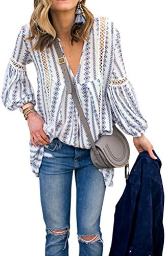 Floral Print Shirt Tops Long Blouse Tee 
