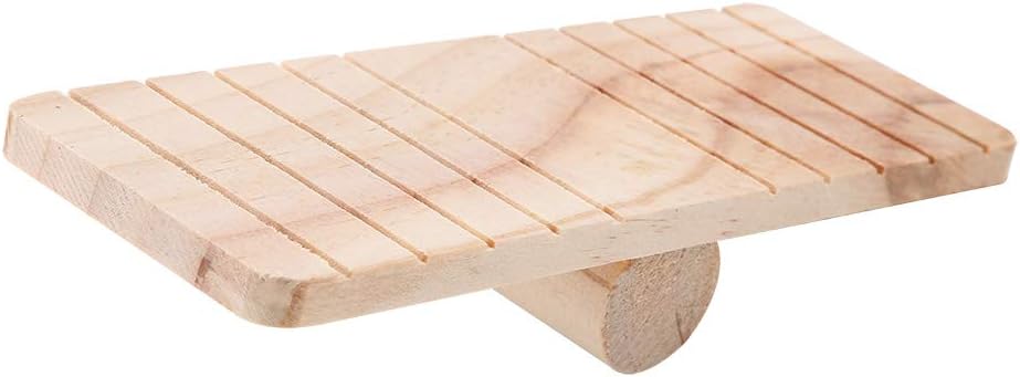 Swing Seesaw Toy for Pet Hamster Wooden Chewing Climbing Pet Cage Accessories for Chinchilla Ferret Rodents Small Animals - Image 5