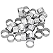 Blake and Croft Napkin Rings - Chrome Colored - 36 Rings