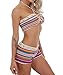 Women Crochet Bikini Set Knit 2PCS Bathing Suit Swimsuit Beachwear