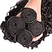 JINREN Brazilian Curly Virgin Hair Bundles 12 14 16inch Natural Black Virgin Brazilian Curly Hair Weave 100% Unprocessed Brazilian Virgin Human Hair Bundles