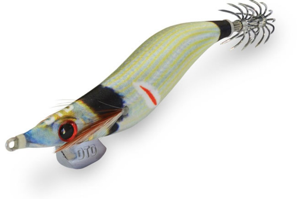 Td SQUID JIG DTD WOUNDED FISH OITA - 9CM - Sarago Fasciato, 05, 9, 3.0, 4.5