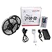 WenTop Led Strip Light Kit Waterproof SMD 3528 32.8Ft(10M) 600leds Led Tape Light Dimmable with DC12v Power Supply and 44K Remote Controller for Under Cabinet, Bed, Stairs, TV Backlighting - RGB Only