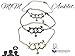 Alternative Intentions MFM Threesome Chain Anklets Black, Silver and Gold - Hotwife - Queen of Spades - Cuckoldress - Swinger