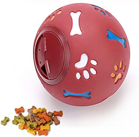 Smart IQ Treat Ball Interactive Food Dispensing Dog Toy for Small/Middles Dog and Cat Adjustable Funny Dog Puzzle by Mideand