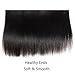 Peiyulex Brazilian Virgin Human Hair Weave Brazilian Straight Hair 3pcs 100% Unprocessed Hair Weft Extensions Natural Black Color 10inch