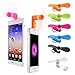 HOMEFUN Six pieces/Set-2in1 Portable Handheld Electric Hand Micro USB with 8Pin mini Fan for iPhone 6 6s SE Samasung s7 s7 Edge S6 S6 Edge iOS and Android Phones,Outdoor Cooling Fan Tool
