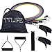 TTLIFE 11pcs Exercise Latex Resistance Bands Tube Workout Gym Yoga Fitness Stretch ABS
