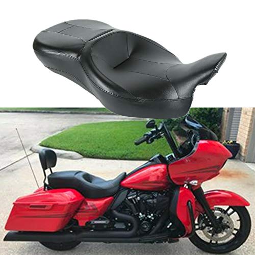 TCTMT Rider Passenger Seat Fit for Harley Touring Road King FLHR