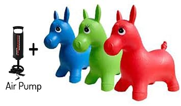 inflatable riding horse