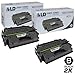LD © Compatible Replacements for Hewlett Packard CF280X (HP 80X) 2PK HY Black Toner Cartridges for Laserjet Pro 400 M401dn, 400 M401dne, 400 M401dw, 400 M401n & 400 M425dn