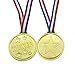 IFfree 36 PCS Gold Medal Party Game Prizes - Bulk Party Games,Party Toys,Gold Medal,Bulk prizes,prizes,Bulk Toys,Game prizes,Toy prizes,Party prizes,Toy Medals,Bulk Party,Gold Medal Party,Toys Games