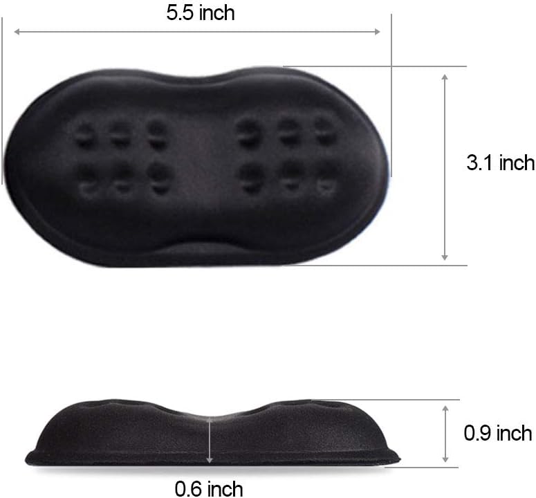 Vankey Soft Memory Foam Mouse Wrist Rest Support, Cool Ergonomic Hand Rest Support for Computer, Laptop, Office, PC Gaming - Massage Holes Design - Easy Typing Wrist Pain Relief and Repair : Office Products