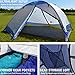 Hyke & Byke Yosemite Hiking & Backpacking Tent - 3 Season Ultralight, Waterproof Tent for Camping w/Rain Fly and Footprint - 2 Person - Blue