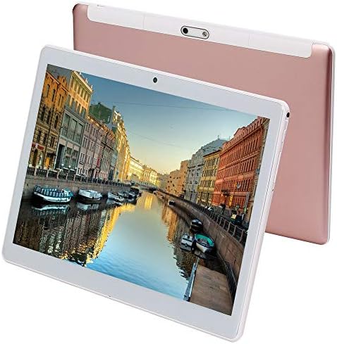 Android Tablet with SIM Card Slot Unlocked 10 inch - KuBi 10.1" IPS Screen Octa Core 4GB RAM 64GB ROM 3G Phablet with WiFi GPS Bluetooth Tablets (Pink)