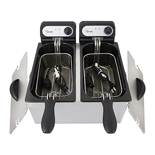Click Here to See More Images Chard DF-6E Dual Tank Deep Fryer, 6 Liter, Stainless Steel