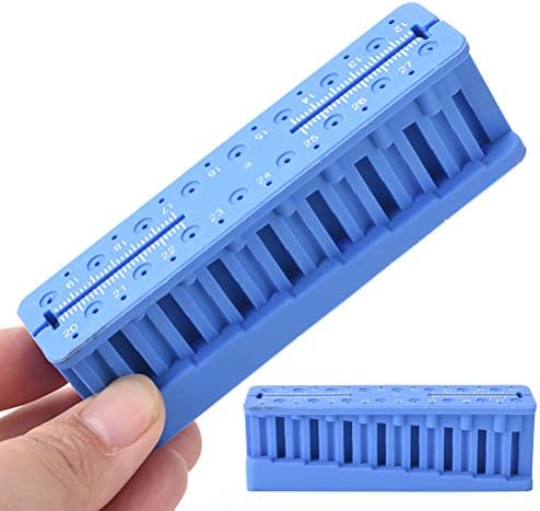 Dental Measuring Tools Holder Stand Autoclavable Endo Block File Ruler (Large)