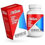 Balboa Nutrition Berberine HCl 500mg Supplement - Blood Glucose, Digestive, Heart, Metabolism, Weight Loss Support - Premium Natural, Vegan Fat Burner Pills - Immune System Booster - 90 Capsules
