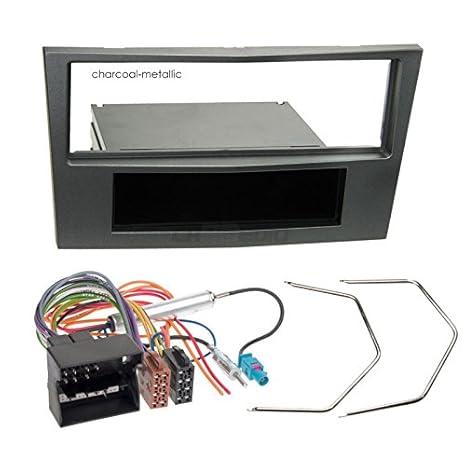 Carmedio Opel Astra H 04-10 1-DIN Autoradio Einbauset in original Plug&Play Qualität mit Antennenadapter Radioanschlusskabel 