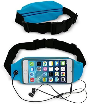 Waist Belt Bag Case Running Belt Phone case Series Protective Cases and Sport Exercise Gym belt Waist Packs Bag and Fitness Expandable Weather Resistant  (Blue)