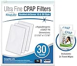 CPAP Filters, ResMed AirSense 10 Compatible — Also: S9, AirStart & AirCurve [30 Pack] + Inclusions | Machine, Masks & Equipment Supplies by RespLabs