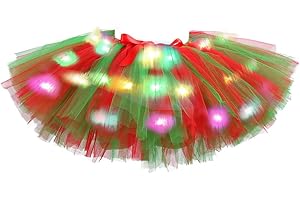 Tutu Dreams Christmas Dress Elf Costume for Women Red Green Tutu Skirts Adult Xmas Christmas Decorations Gifts