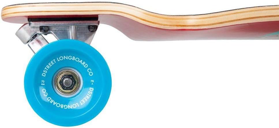 Skateboard Multicolor D-street, Blue/Red, 39.5 IN - Image 5