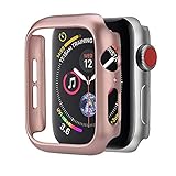 BabiQ for Apple Watch 4 44mm Cover Case, Ultra Thin PC Spraying Cases Protective Bumper Case Cover for Apple Watch 4 44mm (Rose Gold)