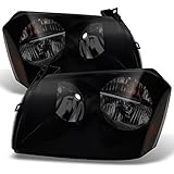 AKKON - For Dodge Magnum OE Replacement Black SMoke Headlights Driver/Passenger Head Lamps Pair New
