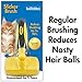 barkOutfitters Cat Slicker Brush, Quick Self-Cleaning Pro Quality Grooming Comb for Cats