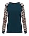 ZANZEA Women's Sexy Leopard Long Sleeve Chiffon Loose Blouse Casual Top Pullover