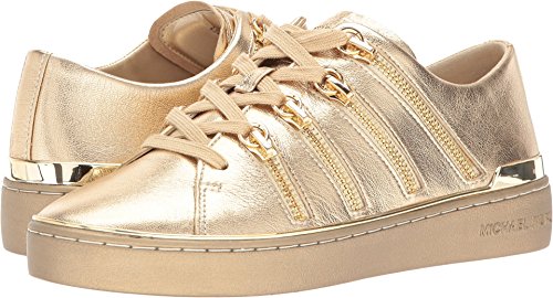 MICHAEL Michael Kors Women's Chelsie Sneaker Pale Gold 8 M US