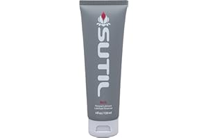 Sutil Lube - Rich Water-Based Personal Lubricant, 120 ml, Silky Smooth, Silicone-Like Feel, Glycerin Free, Paraben Free, and 