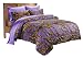 20 Lakes Super Soft Microfiber Camo Comforter Spread (King, Purple)