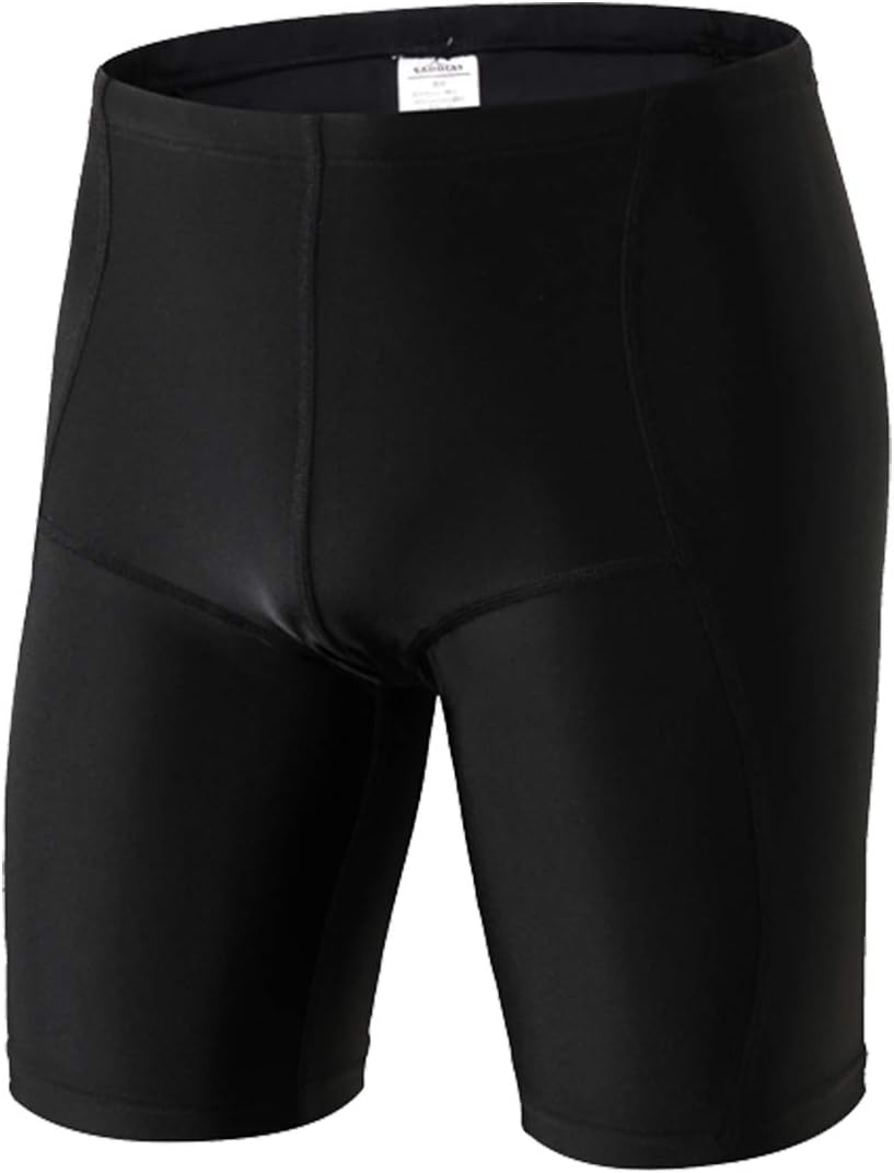 Mens Swim Jammer Swimming Trunks Swimsuit Aquashorts Water Shorts Black Quick Dry
