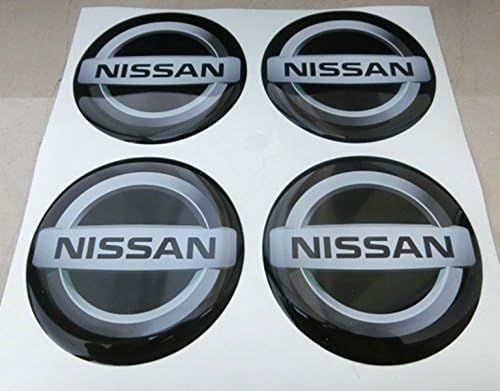 GTBTUNING 55 mm Black Tuning 3d Effect 3 M Lathes Studs Cap Hub Cap Stickers Stickers for Alloy Rims X 4 Pieces
