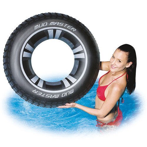 SPLASH-N-SWIM MUD MASTER Tire Pool Swim Ring