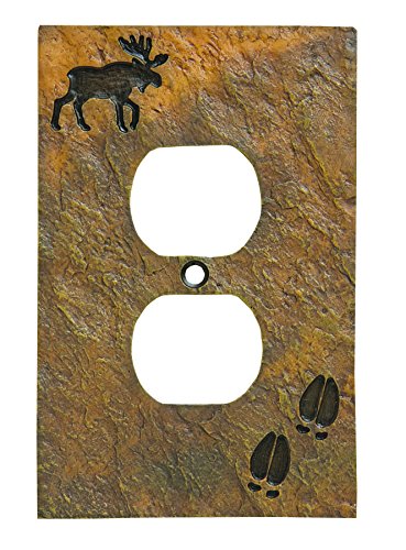 Big sky carvers 30170443 moose and tracks single outlet…
