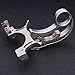 HBG Sport Outdoor Hunting Slingshot Stainless Steel High Velocity Catapult Aiming Points Sling Shot with 3Pcs Replacement Rubber Bands
