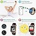 Smart Watch, Bluetooth Smartwatch with Camera Touchscreen,Smart Watches with SIM Card Slot, Sport Smart Wrist Watch Fitness Tracker Smart Watch Compatible Android iOS Smart Phones for Men Women Kids